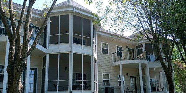 Exterior painting of villas