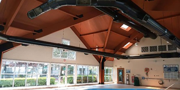 Beautiful new ceiling and HVAC system