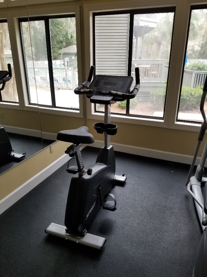 Exercise bike replaced at Egret Point