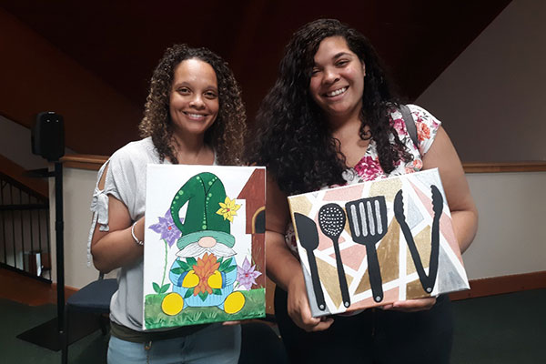 Exercise your creative side with a painting craft