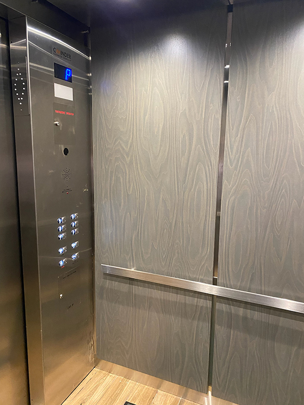 Ride some freshly modified elevators at Waterside