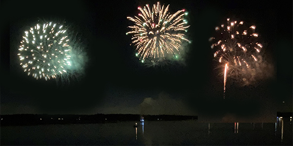 Harbourfest Fireworks on July 4th